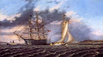 James E Buttersworth : New York Harbor II